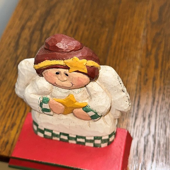 Vintage Christmas Stocking Holder Midwest of Cannon Falls ANGEL - Picture 9 of 13